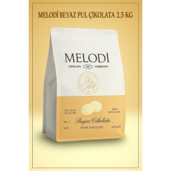 MELODİ EKSTRA BEYAZ PUL ÇİKOLATA 2.5 KG