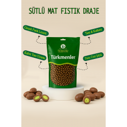 TÜRKMENLER MAT FISTIK DRAJE SÜTLÜ EKO 1 KG