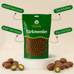 TÜRKMENLER MAT FISTIK DRAJE SÜTLÜ EKO 1 KG