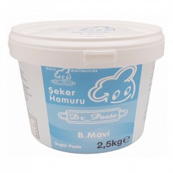 DR PASTE BEBEK MAVİ ŞEKER HAMURU 2.5KG