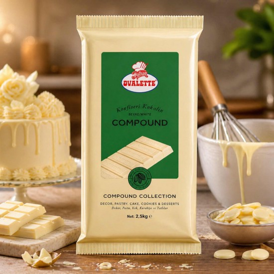 OVALETTE EXTRA BEYAZ KONFİSERİ 2.5 KG