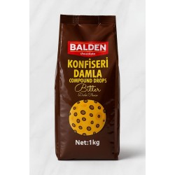 BALDEN BİTTER KONFİSERİ DAMLA DROP ÇİKOLATA 1 KG