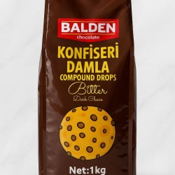 BALDEN BİTTER KONFİSERİ DAMLA DROP ÇİKOLATA 1 KG