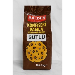 BALDEN SÜTLÜ KONFİSERİ DAMLA DROP ÇİKOLATA 1 KG