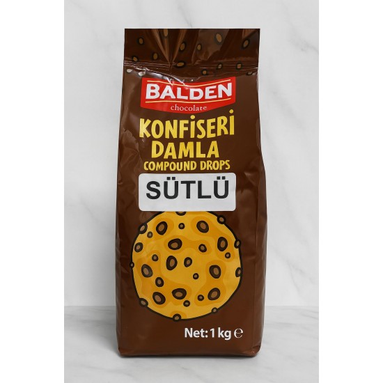 BALDEN SÜTLÜ KONFİSERİ DAMLA DROP ÇİKOLATA 1 KG