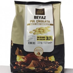 BARLO BEYAZ PUL ÇİKOLATA %38.5 2.5 KG