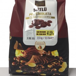 BARLO SÜTLÜ PUL ÇİKOLATA %41.5 2.5 KG