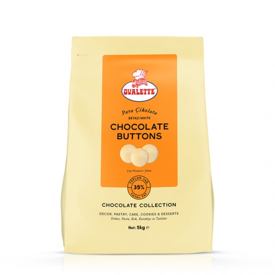 OVALETTE BEYAZ PUL ÇİKOLATA 5 KG