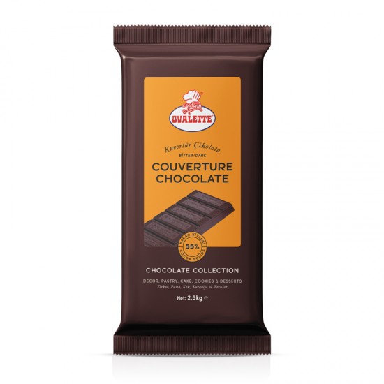 OVALETTE BİTTER KUVERTUR  2.5 KG