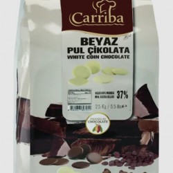 CARRİBA BEYAZ PUL ÇİKOLATA 2.5 KG