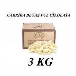 CARRİBA BEYAZ PUL ÇİKOLATA 3 KG