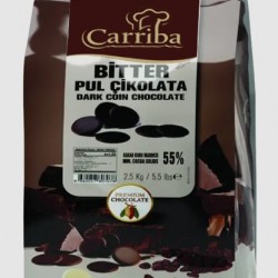 CARRİBA BİTTER PUL ÇİKOLATA 2.5 KG