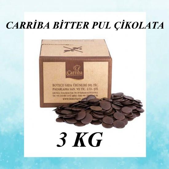 CARRİBA BİTTER PUL ÇİKOLATA 3 KG