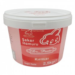 DR PASTE KIRMIZI ŞEKER HAMURU 2.5 KG