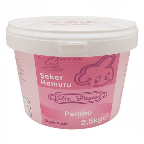 DR PASTE PEMBE ŞEKER HAMURU 2.5KG