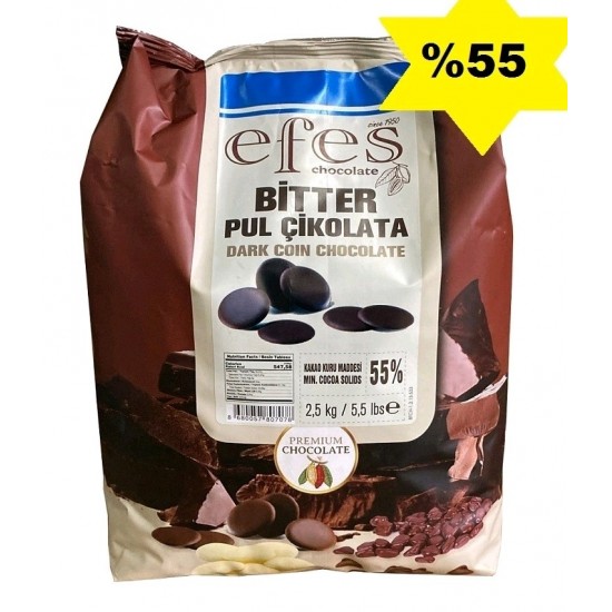 EFES BİTTER PUL ÇİKOLATA 2.5 KG