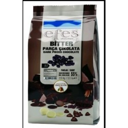 EFES EXTRA BİTTER PARÇA ÇİKOLATA 4-7 MM PARLAK 2.5 KG
