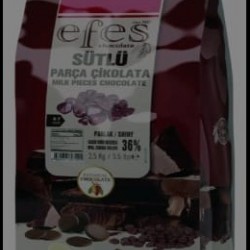 EFES EXTRA SÜTLÜ PARÇA ÇİKOLATA 4-7 MM PARLAK 2.5 KG