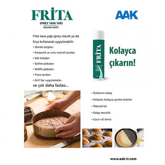 FRİTA TAVA SPREY YAĞI 600ML