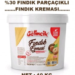 GELİNCİK EXTRA PARÇACIKLI FINDIK KREMASI 10 KG