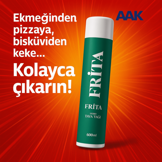 FRİTA TAVA SPREY YAĞI 600ML
