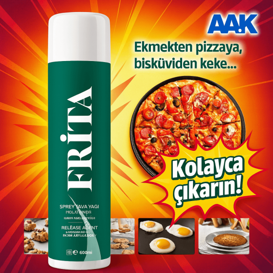 FRİTA TAVA SPREY YAĞI 600ML