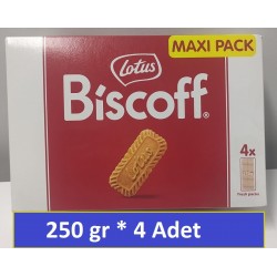 LOTUS BİSCOFF BİSKÜVİ 250 GR*4 ADET