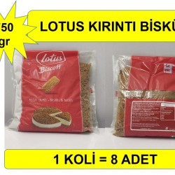 LOTUS BİSCOFF CRUMBLE KIRINTI BİSKÜVİ 750 GR*8 ADET
