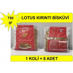 LOTUS BİSCOFF CRUMBLE KIRINTI BİSKÜVİ 750 GR*8 ADET