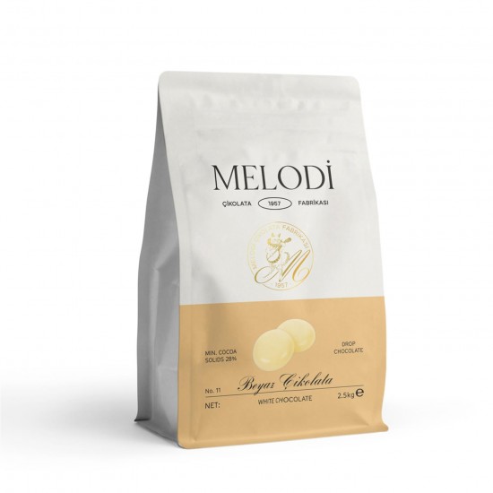 MELODİ EKSTRA BEYAZ PUL ÇİKOLATA 2.5 KG