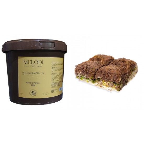 MELODİ SÜTLÜ SOĞUK BAKLAVA ÇİKOLATA TOZU 8 KG