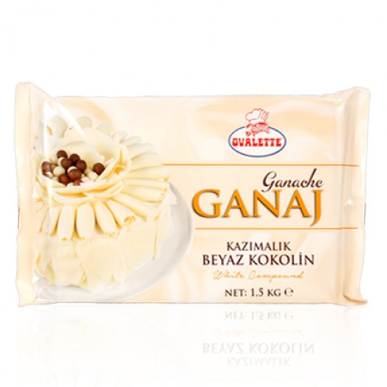 OVALETTE BEYAZ GANAJ 1.5 KG OVALETTE BEYAZ GANAJ 1.5 KG