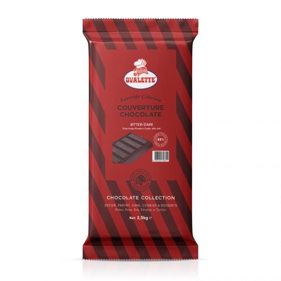 OVALETTE BİTTER KUVERTUR  2.5 KG