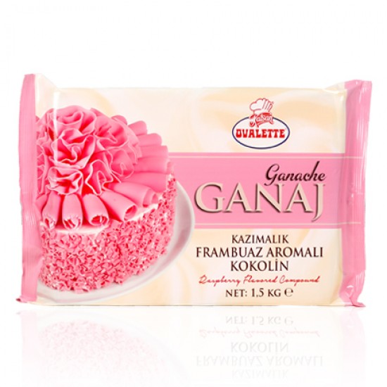 OVALETTE FRAMBUAZ GANAJ 1.5 KG