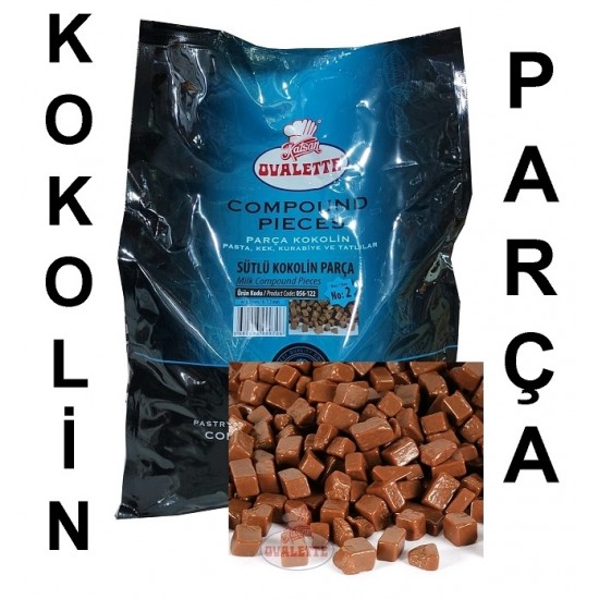 OVALETTE KOKOLİN PARÇA SÜTLÜ NO:2  5 KG