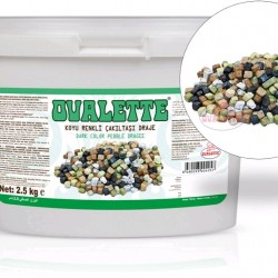 OVALETTE KOYU RENKLİ SÜTLÜ ÇAKILTAŞ DRAJE 2.5 KG