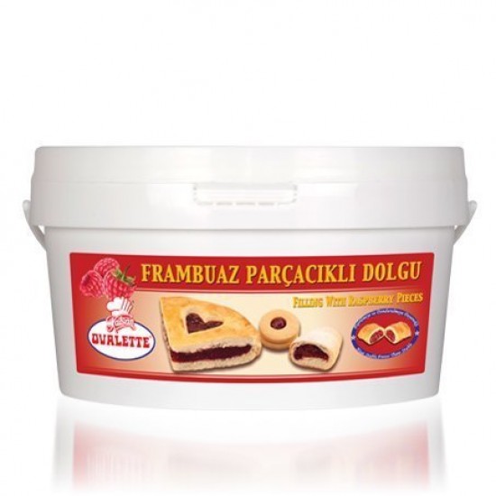 OVALETTE PARÇACIKLI FRAMBUAZ DOLGU 6 KG