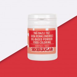 ŞEKER SUGAR KIRMIZI YAĞ BAZLI TOZ BOYA 25 GR