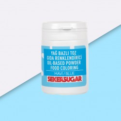 ŞEKER SUGAR MAVİ YAĞ BAZLI TOZ BOYA 25 GR