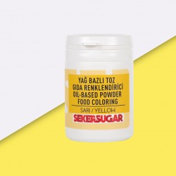 ŞEKER SUGAR SARI YAĞ BAZLI TOZ BOYA 25 GR