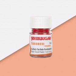 ŞEKER SUGAR SU BAZLI TOZ BOYA TURUNCU 10 GR