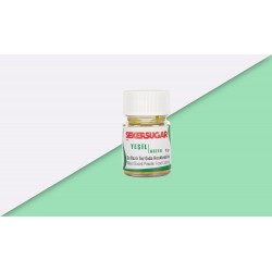 ŞEKER SUGAR SU BAZLI TOZ BOYA YEŞİL 10 GR
