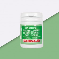 ŞEKER SUGAR YEŞİL YAĞ BAZLI TOZ BOYA 25 GR
