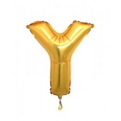 Y HARFİ ALTIN RENK FOLYO BALON