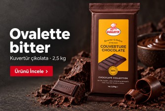 Ovalette bitter — Kuvertür çikolata · 2,5 kg