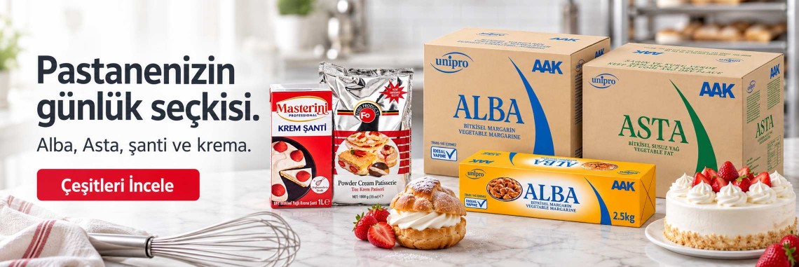 Pastanenizin günlük seçkisi. — Alba, Asta, şanti ve krema.