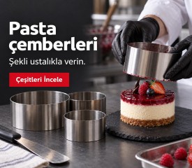 Pasta çemberleri — Şekli ustalıkla verin.