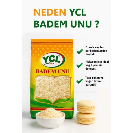 YCL YÜCEL BADEM UNU 1 KG