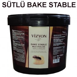 VİZYON SÜTLÜ BAKE STABLE PRALİN YANMAZ 10 KG