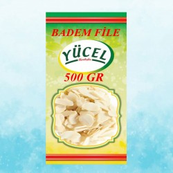 YCL YÜCEL BADEM FİLE 500 GR